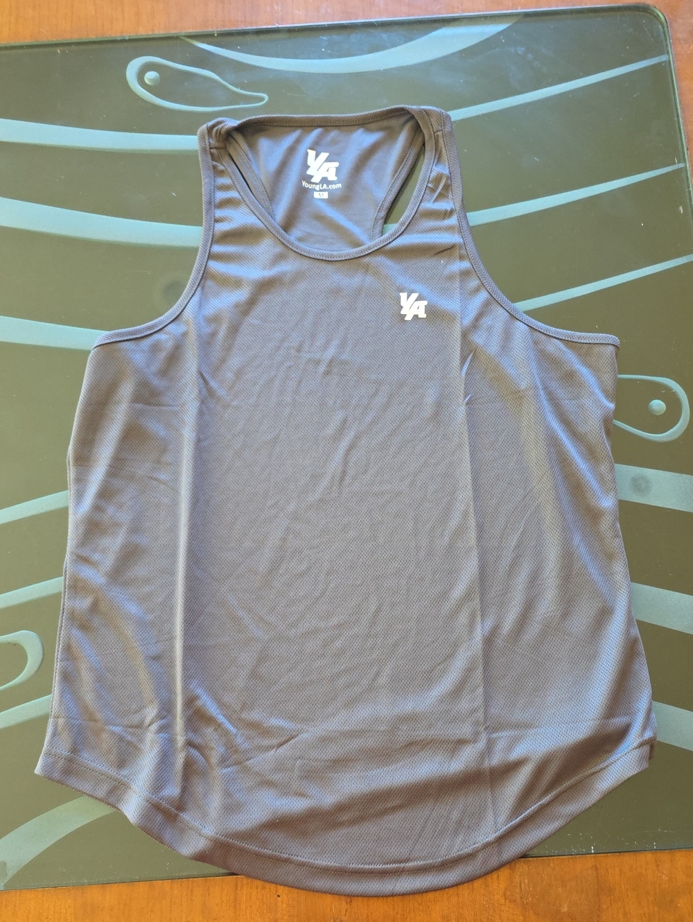 Ya Los Angeles Men's Charcoal Gray Performance Tank Top